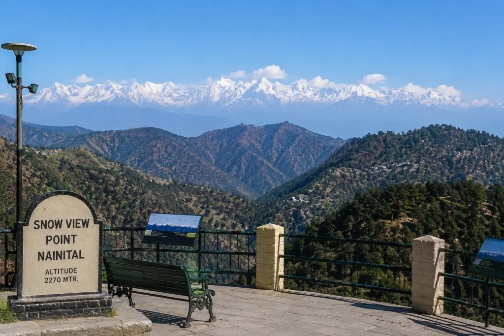 snow view point nainital
